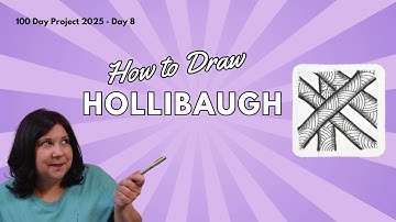 How to Draw Hollibaugh | | Zentangle® Pattern
