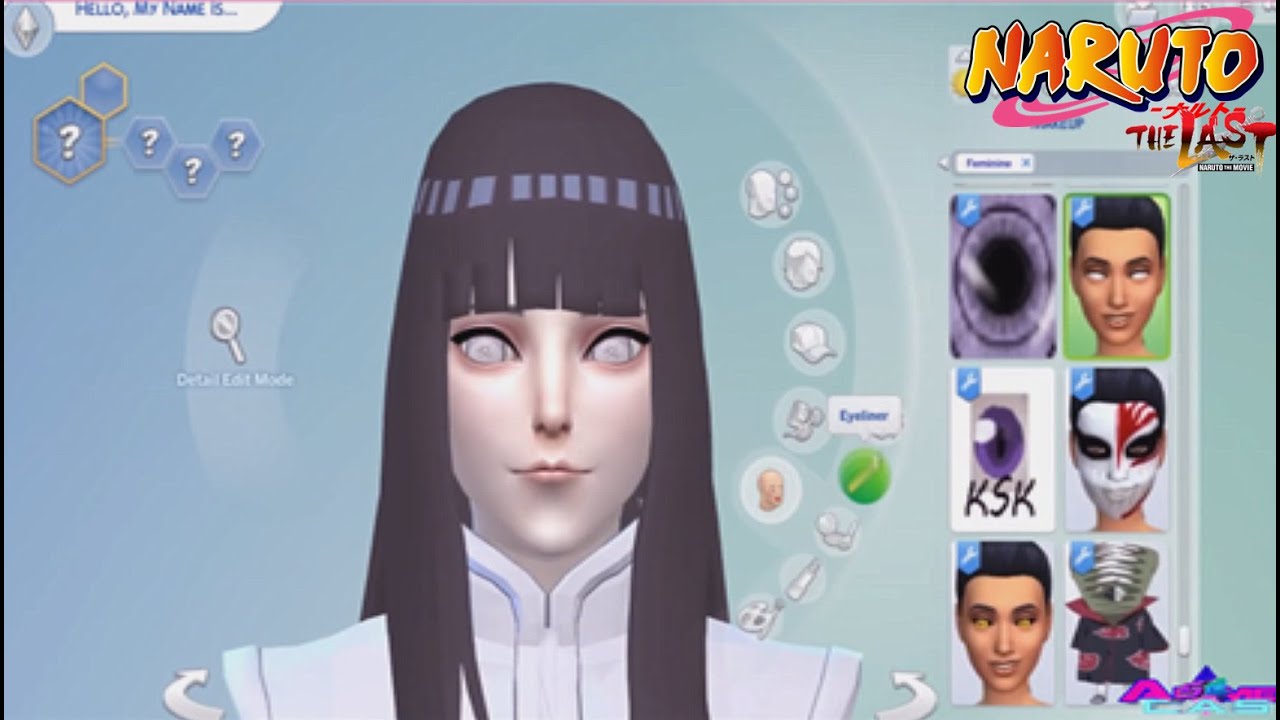 Mod The Sims  Anime Face Templates Female