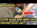 CARA PLITUR ULANG KUSEN PINTU DAN JENDELA || PLITUR CUMA PAKAI KUAS