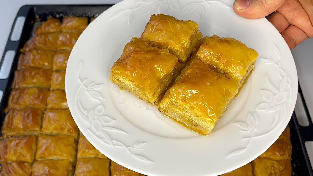 Bu baklavanın yapımı herkes hayran kaldı yiyenler tarifi istedi en kolay baklava tarifi Bu baklavanın yapımı herkes hayran kaldı yiyenler tarifi istedi en kolay baklava tarifi
