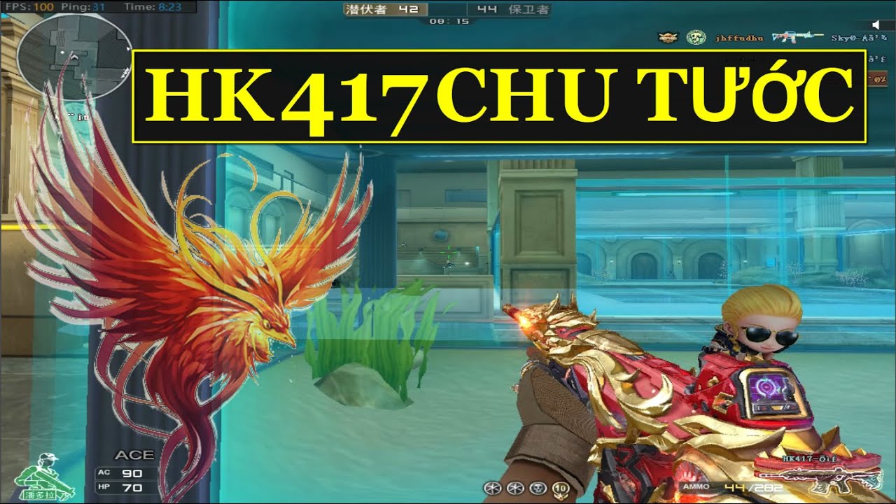 CF - SIÊU PHẨM HK 417 CHU TƯỚC (VIP) | Hồ Điệp Tiên Tử |