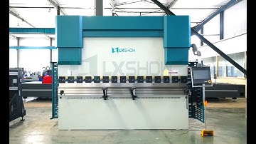[LXSHOW LASER] Electro-hydraulic bending machine installation and operation video DE15 system