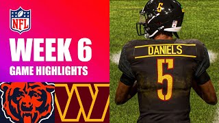 Bears vs. Commanders Week 6 - Madden 26 Simulation Highlights
