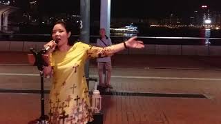 20180902  Singing  芯妮  大女人  每星期六 日 中環碼頭演唱
