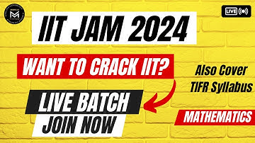 IIT JAM 2024 Preparation with Live Batch | Boost Your Preparation |Join Now #iitjam2024 #iitjammaths