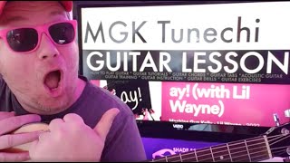 How To Play ay! - Machine Gun Kelly Lil Wayne Guitar Tutorial (Beginner Lesson!)