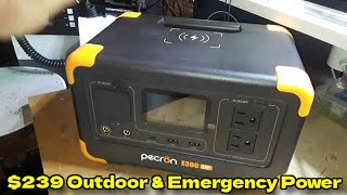 Pecron E300LFP Portable AC & DC Power Wherever You May Be