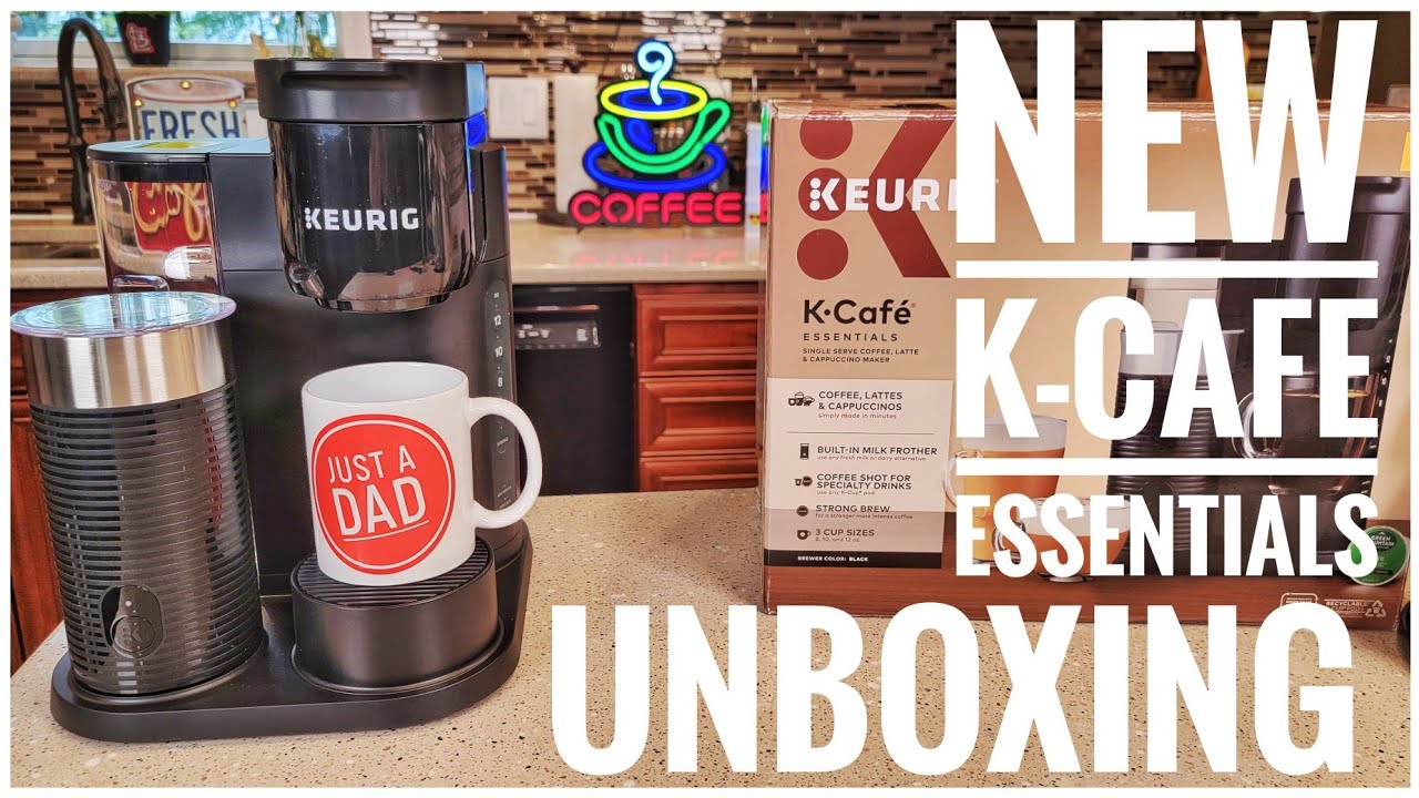 UNBOXING & SETUP New 2022 Keurig K-Cafe Essentials Cappuccino