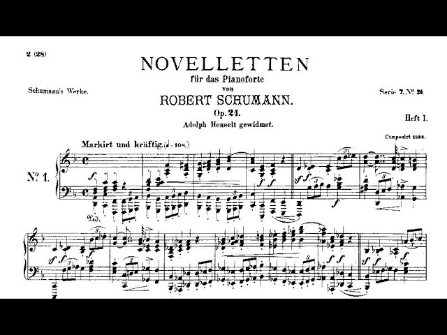 Schumann - Novelettes op. 21