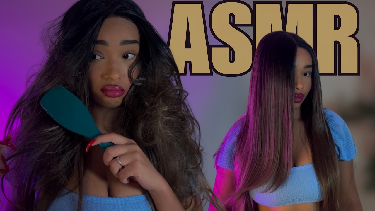 ASMR POV: VOCÊ CUIDA DO MEU CABELO + CAFUNÉ RELAXANTE 💆🏽‍♀️💤