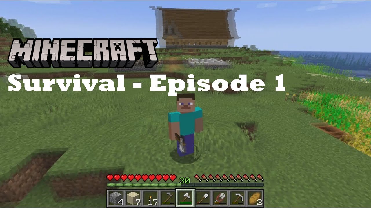 MINECRAFT Survival Lets Play - Ep 1 - WELCOME! - YouTube