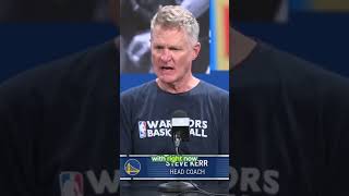 Steve Kerr on Kristaps: Is He REALLY Sick? Mystery Unfolds! #shorts