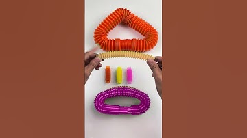 Creating ASMR Relaxation Rainbow POP-ODD  #diy #satisfyingvideos #relaxing #oddasmr #poptubesounds