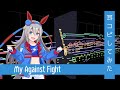 【歌詞付き】『My Against Fight』(Full) 打ち込んでみた from ウマ娘 プリティーダービー STARTING GATE 10【MIDI】
