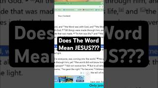 Is Jesus the Word? #christianpodcast #scriptureexplained