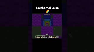 Minecraft rainbow ellusion #rainbow #dekhsaktehai
