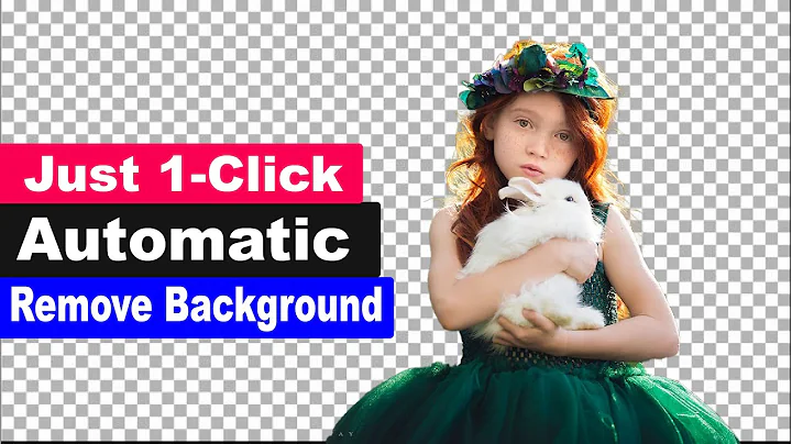 1 Click Automatic Background Remove Hidden Technology in Photoshop