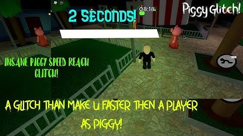 How to do SPEED GLITCH in Piggy As Piggy - Be FASTER Then A Player As Piggy! [Roblox Piggy Glitches]