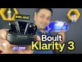 BOULT Klarity 3: Luxury audio experience | 50dB Hybrid ANC | 6 mics | Rs. 1999