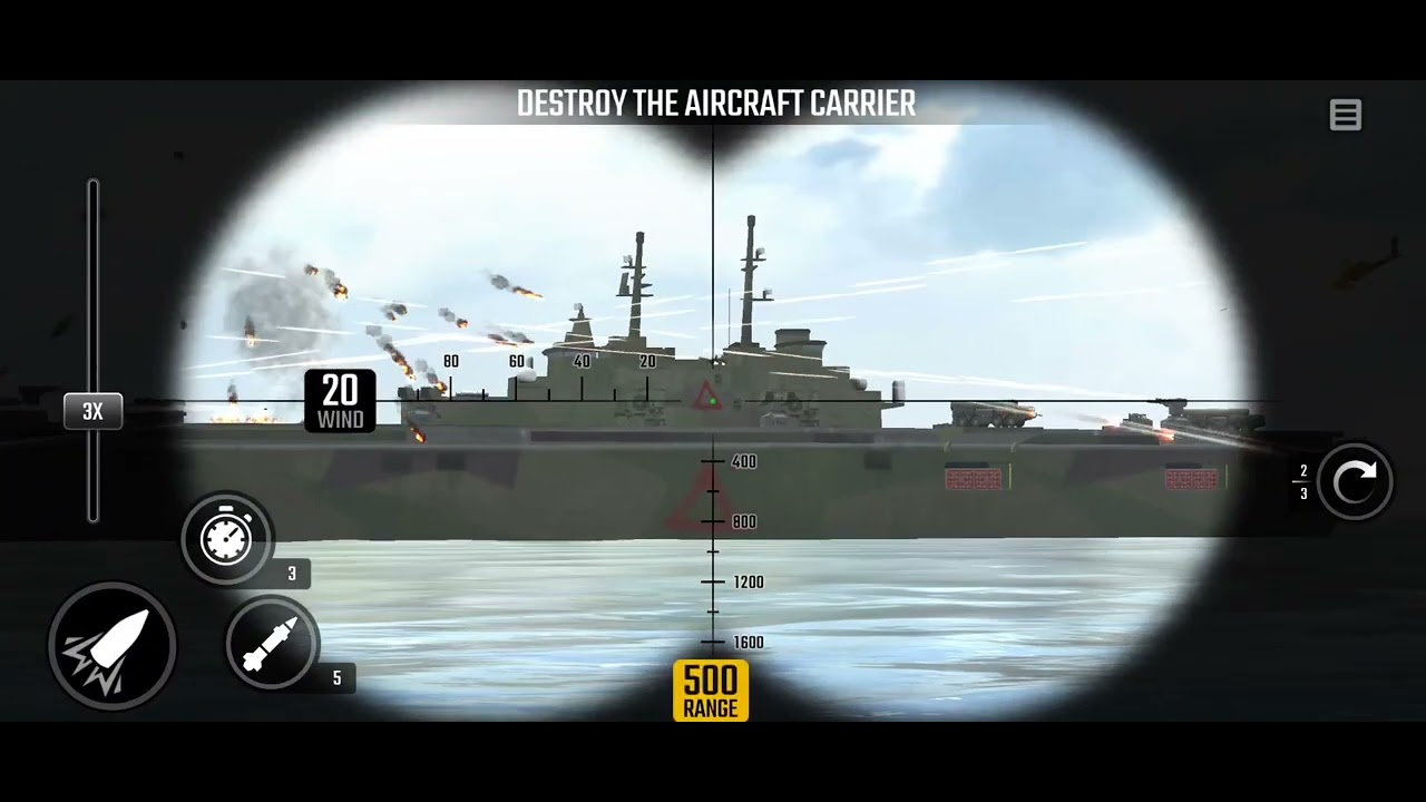 War Sniper Z3 Boss 2 General Flint Destroy The Aircraft Carrier
