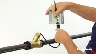 Raychem ETL Pipe Freeze protection-In Pipe Installation-Support brackets & Junction Box