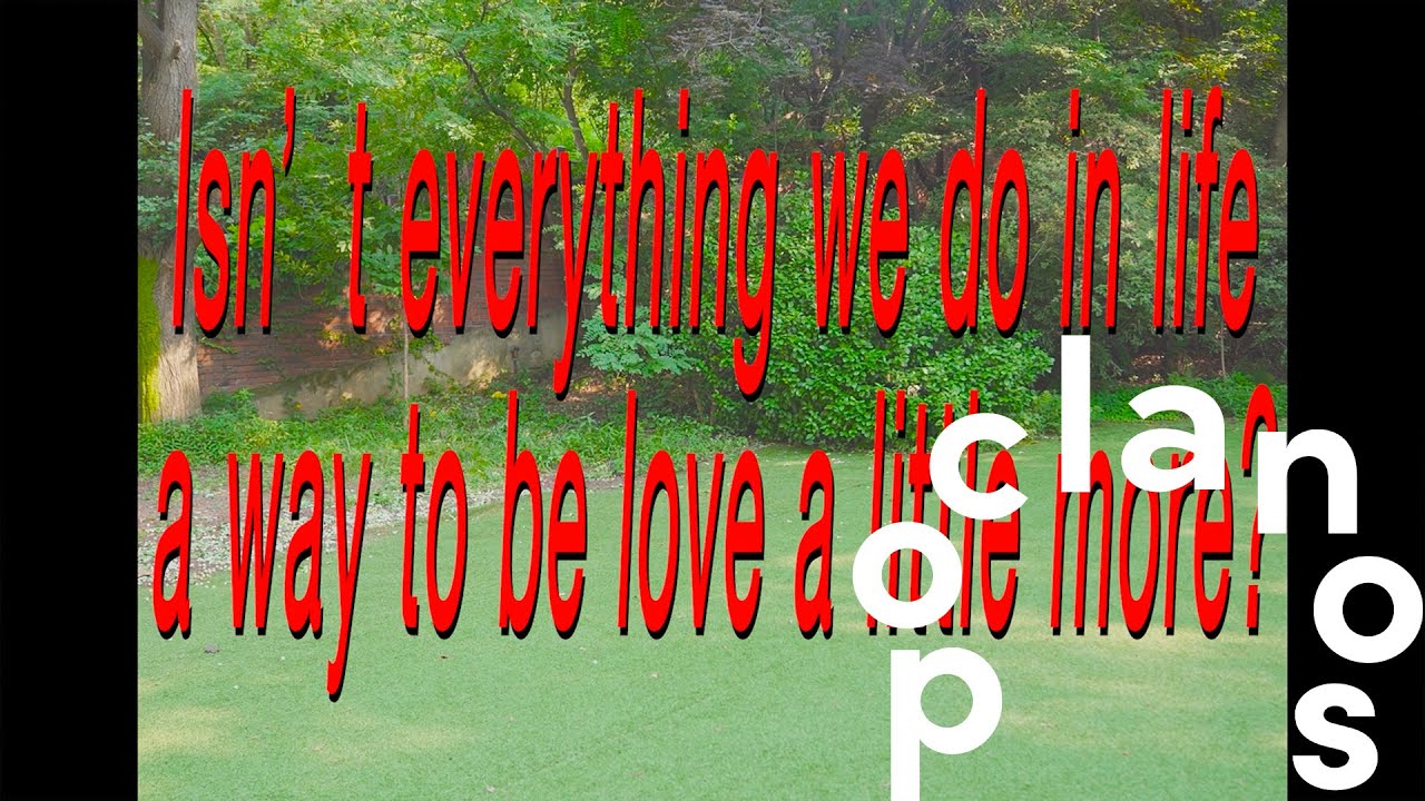 [MV] oait -  Isn’t everything we do in life a way to be loved a little more? / Official Music Video