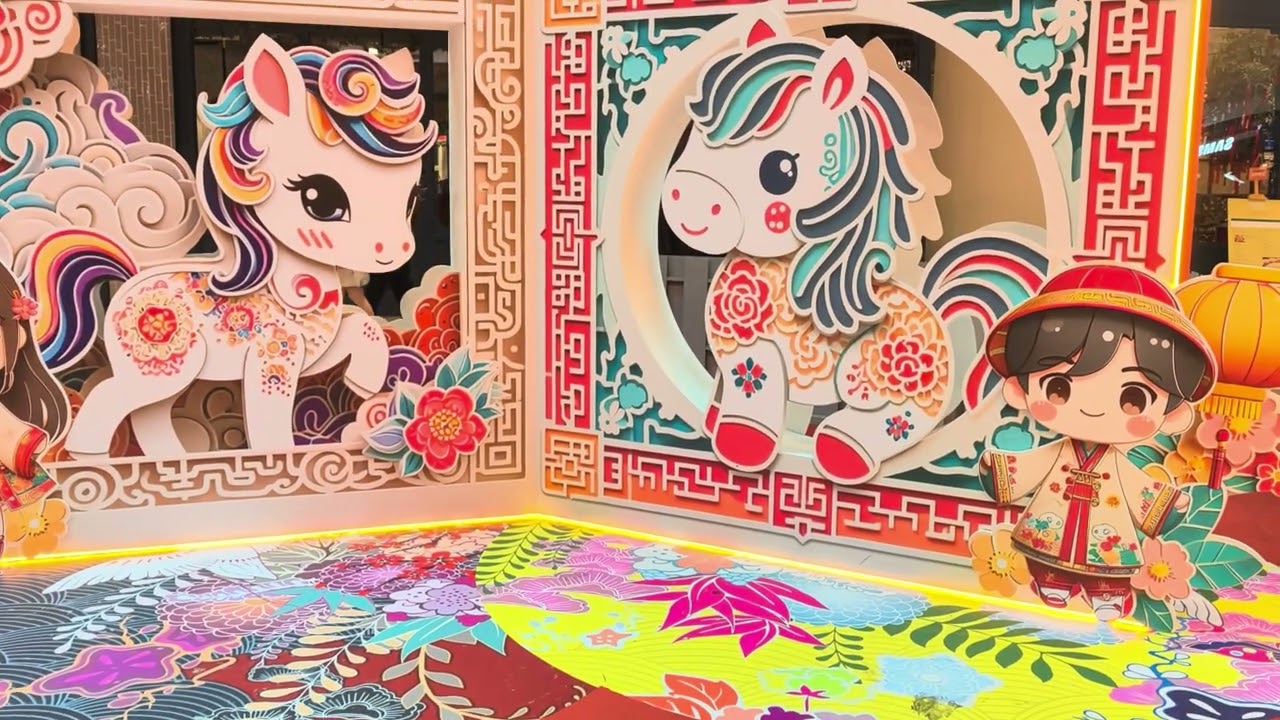 The Starling mall Chinese new year Deco 2026 taken with vivo x 300 pro