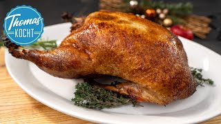 Entenbraten geschmort mit traumhafter Sauce - so lecker kann Weihnachten sein
