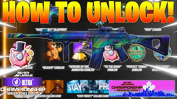 How to Unlock ALL CDL CHAMPS YouTube Viewership Rewards in BO6! How to Unlock Aurora Sky Ames!