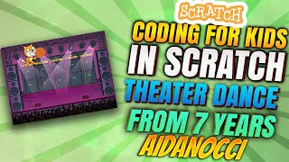 Coding for Kids +7 🧑‍💻| Scratch | Blocks | Loops | 😼 Multi Characters Theater Dance: PROJECT #7 screenshot 5