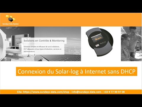 Comment joindre l'interface web du Solar-Log - Réseau sans DHCP
