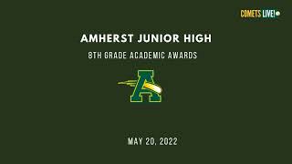 AJH 8th Grade Academic Awards 5-20-22