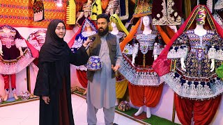 afghani cloths, Gand afghani - سعیده، گند افغانی، بازار لیسه مریم، لباس افغانی