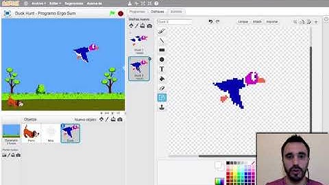 VideoJuego de Duck Hunt programado con Scratch 2 3