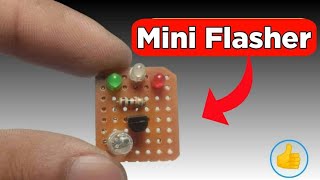 How To Make Mini Led Flasher With Single Transistors