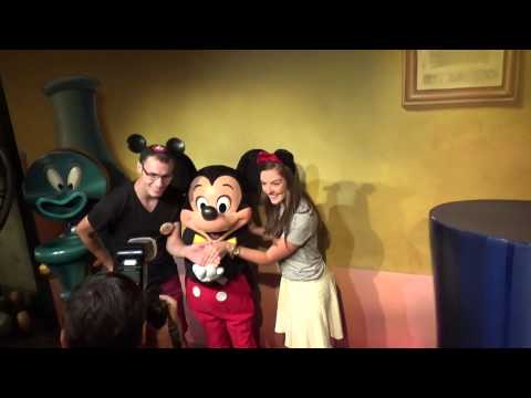 Best Disneyland Proposal with Mickey Mouse