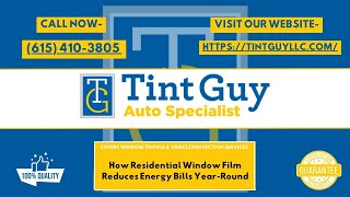 How Residential Window Film Reduces Energy Bills Year-Round