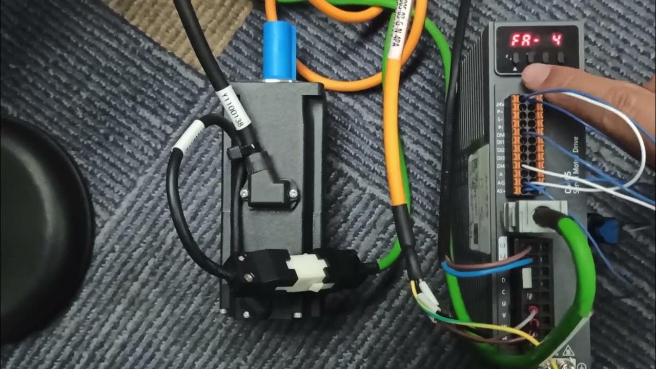 The Instructions of Setting Speed to Zero of C600S Servo Motor YouTube