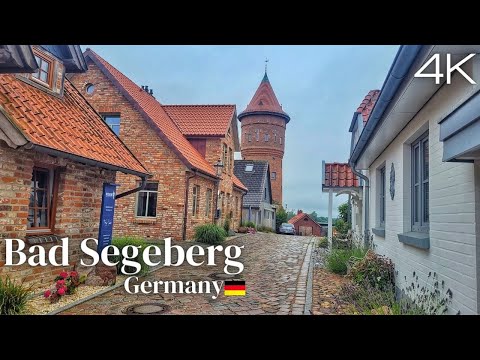 Walking in Beautiful Town of Germany - Schleswig Holstein Walking Tour 2023 - 4K UHD