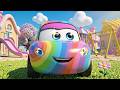 Rainbow Car Zooms Vroom Vroom Vroom | Color Learning &amp; Vehicle Songs for Kids