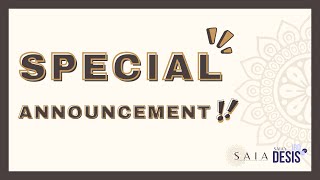 SAIA Announcement: New Name & Expanded Mission!