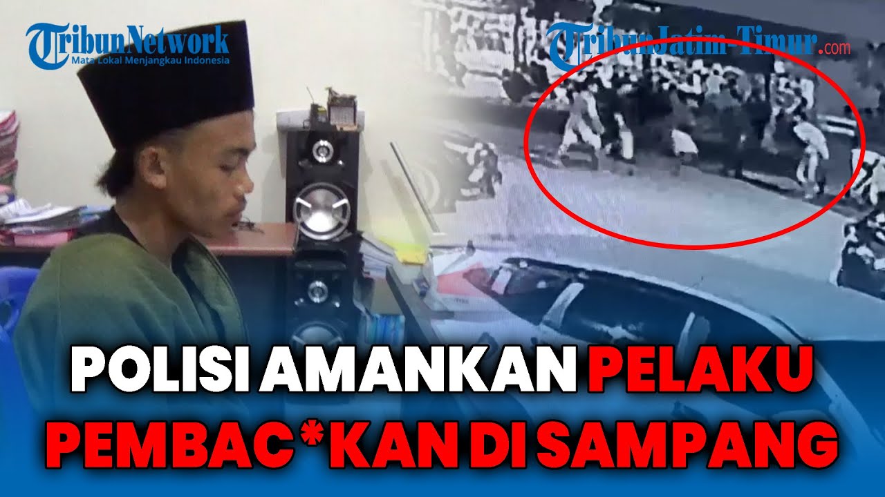 Polisi Amankan Pelaku Pembac*kan di Halaman RSUD Ketapang Sampang Madura