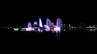 light show | Hatirjhil light show | Hatirjheel fonteyn