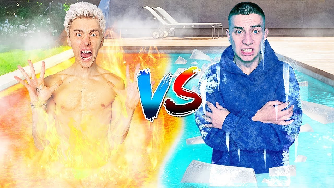 熱與冷 水池 挑戰 !