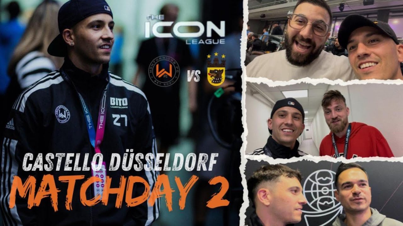 ICON League 2. Spieltag im Castello Düsseldorf mit ViscaBarca, Mert, Erne,  & Malle Kalle! 🎮⚽
