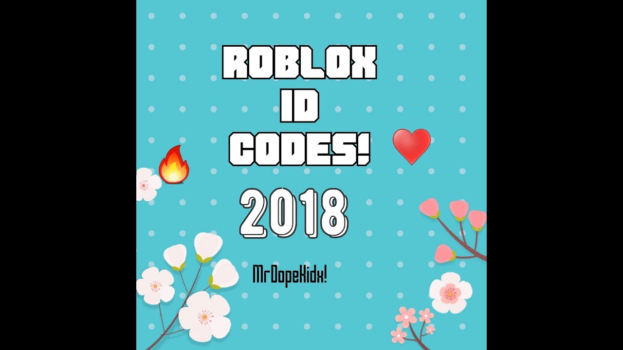 2018 ROBLOX ID Codes ALL NEW - YouTube