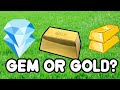 Opening Gold Dig It Blocks (Gemstone or REAL GOLD?)