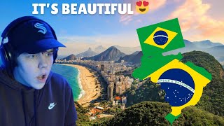 AMERICAN Learns about Brazilian Geography!!
