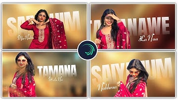 New Trending 1pic Girl Bhojpuri Video Editing Alight Motion Instagram Trending Video Editing 