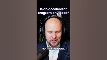 Is an accelerator program any good? #shorts
